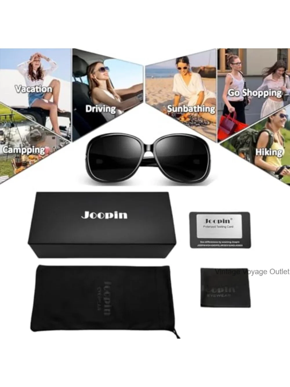 Oversized Butterfly Sunglasses UV400 Protection TAC Lens